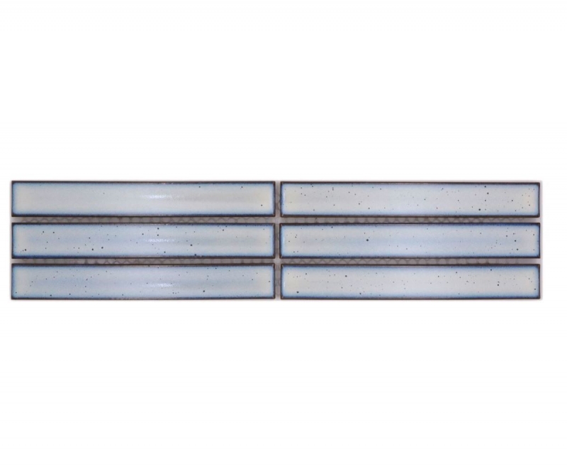 Border bordure mosaic white glossy rod look mosaic tile kitchen wall tile mirror bathroom shower wall MOS24BOR-CS66_f