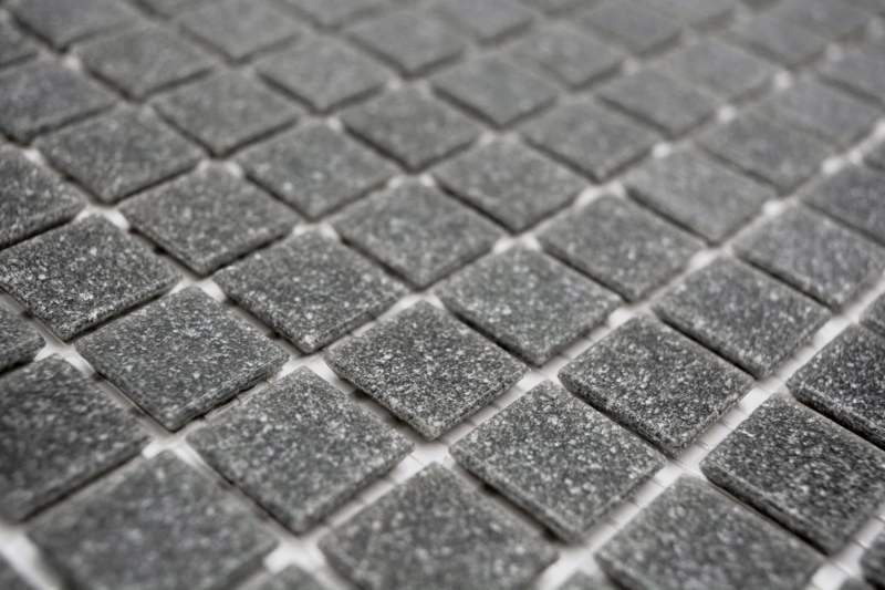 Glass mosaic mosaic tile gray anthracite glossy pool look mosaic tile kitchen wall tile mirror bathroom shower wall MOS200-A09_f