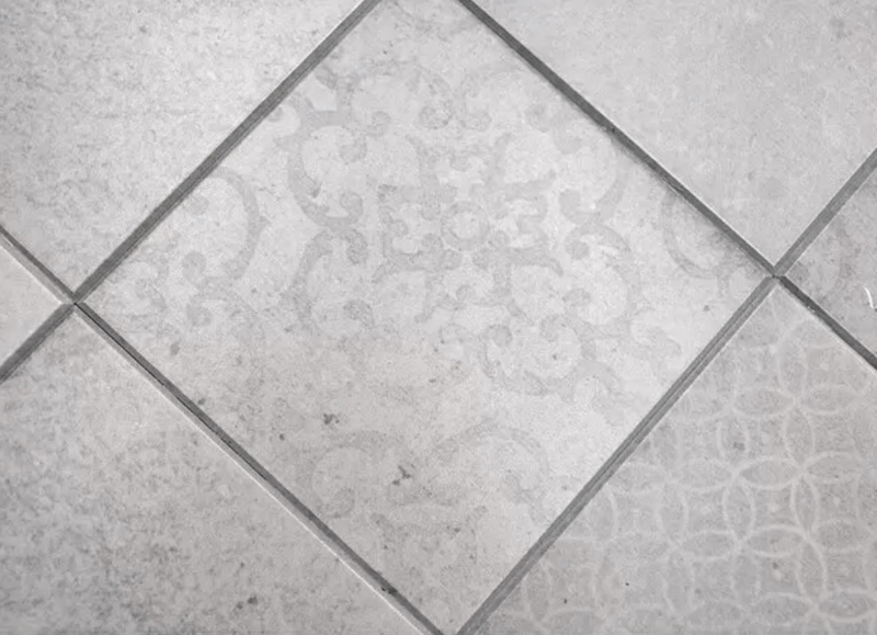 Hand pattern self-adhesive mosaic mat vinyl shabby chic gray ornament MOS200-SCELLO_m