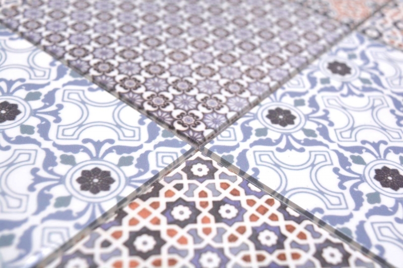 Hand pattern self-adhesive mosaic mat vinyl retro country house style MOS200-S1404_m