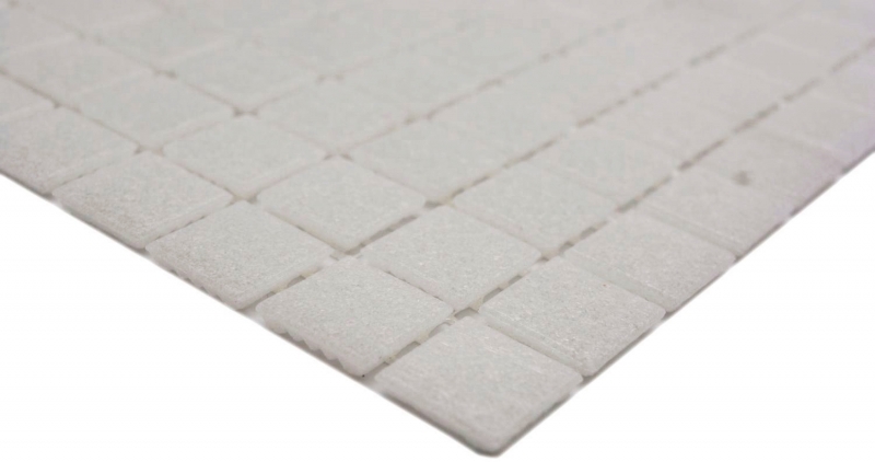 Hand-painted glass mosaic Pool mosaic Floating mosaic Old white Light gray Cream MOS200-A03_m