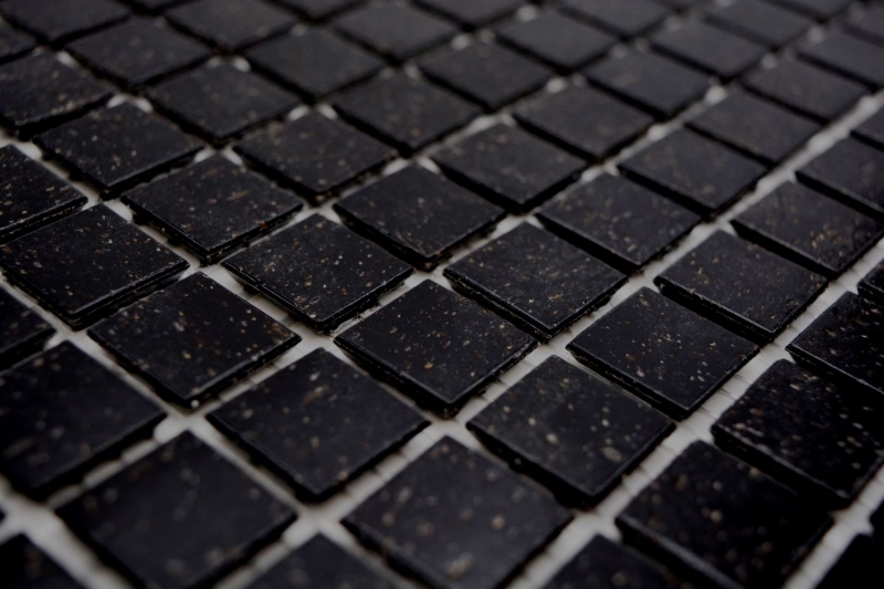 Hand sample glass mosaic pool mosaic floating mosaic black spots MOS50-0302-P_m