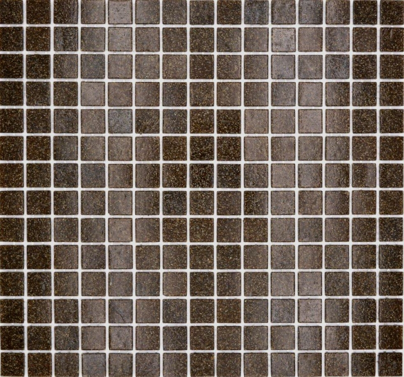 Hand-painted glass mosaic mosaic tile dark brown spots MOS200-A36_m