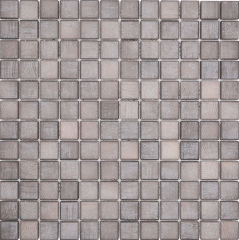 Jasba Senja Pure mosaic ceramic stoneware shabby brown matt wood effect kitchen bathroom shower MOSJB22 1 mat