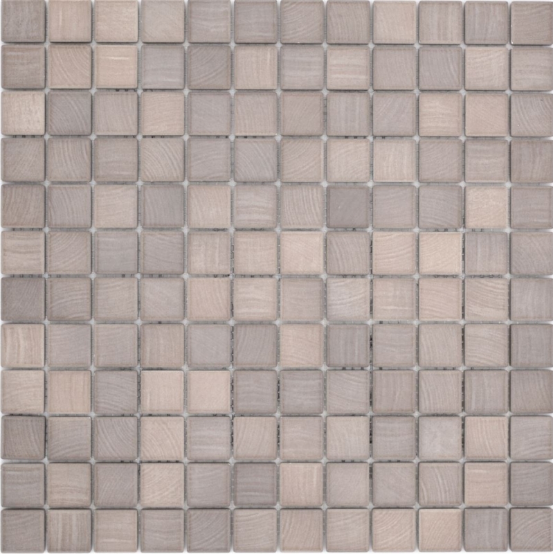 Ceramic mosaic tiles Jasba oak matt wood look kitchen wall bathroom tile shower wall / 10 mosaic mats
