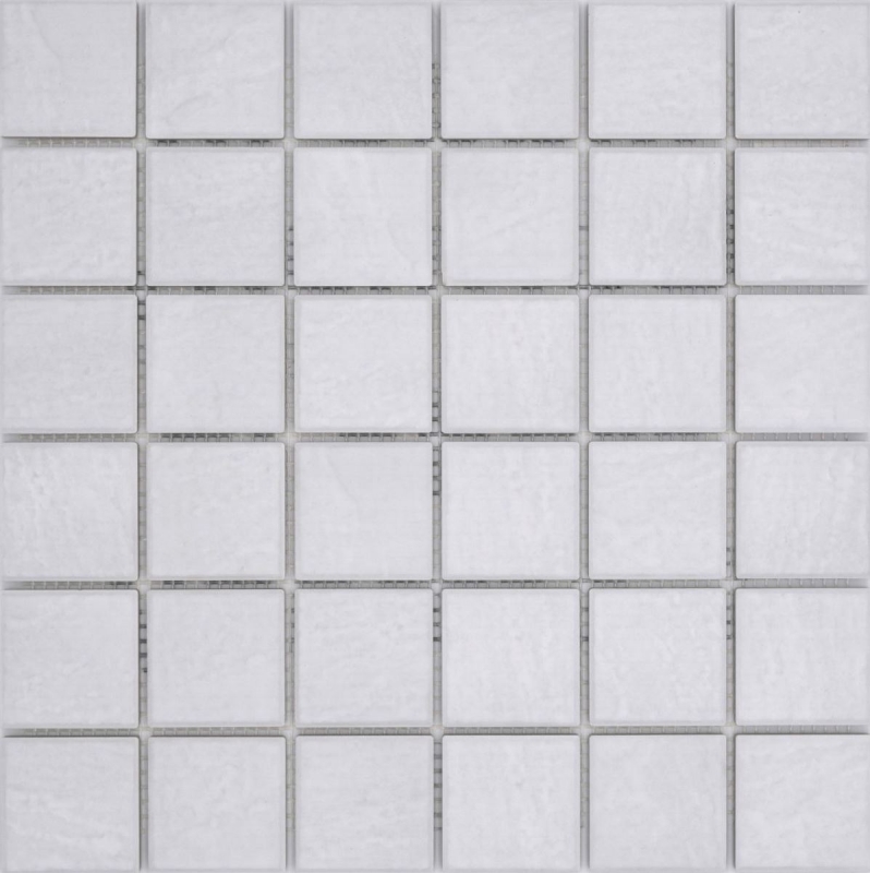 Jasba Village mosaic ceramic stoneware stone white matt stone effect kitchen bathroom shower MOSJB540 1 mat