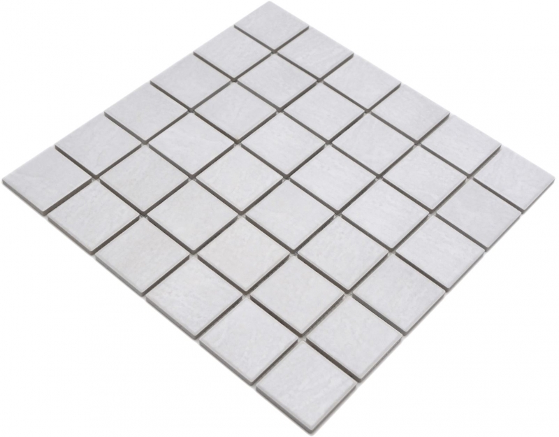 Jasba Village mosaic ceramic stoneware stone white matt stone effect kitchen bathroom shower MOSJB540 1 mat