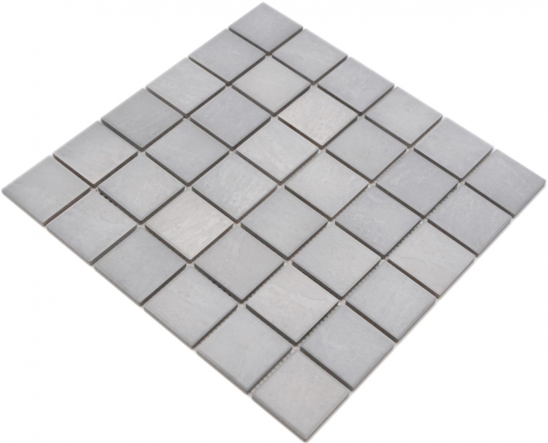 Ceramic mosaic tiles Jasba rock gray matt stone look kitchen wall bathroom tile shower wall / 10 mosaic mats