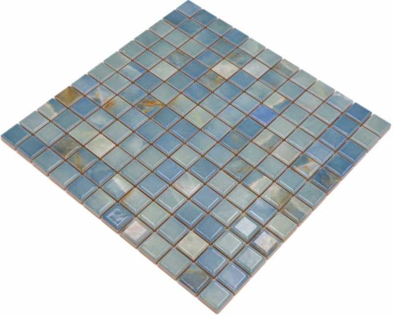 Ceramic mosaic tiles Jasba cielo glossy marble look kitchen wall bathroom tile shower wall / 10 mosaic mats