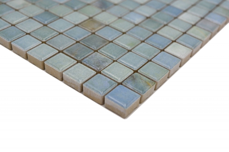 Ceramic mosaic tiles Jasba cielo glossy marble look kitchen wall bathroom tile shower wall / 10 mosaic mats