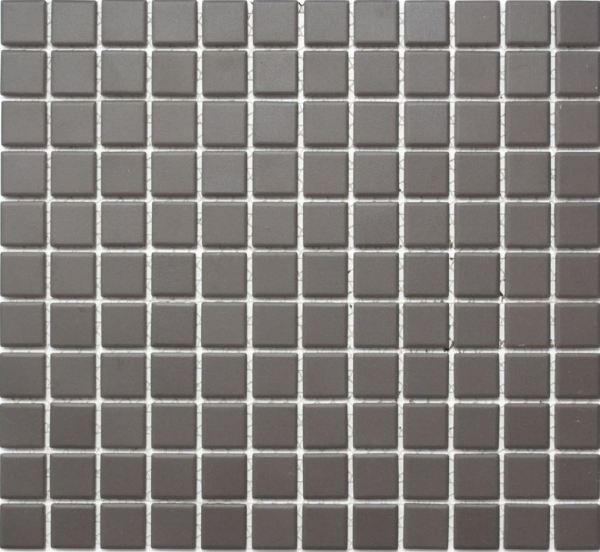 Mosaic tile ceramic gray-brown unglazed non-slip anti-slip bathroom tile floor tile kitchen tile - MOS18-CU050