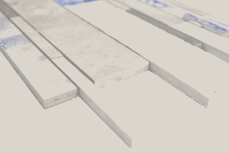 Hand sample composite marble/ceramic mix gray/color 3F wall tile backsplash kitchen shower bathroom MOS180-D09STG_m