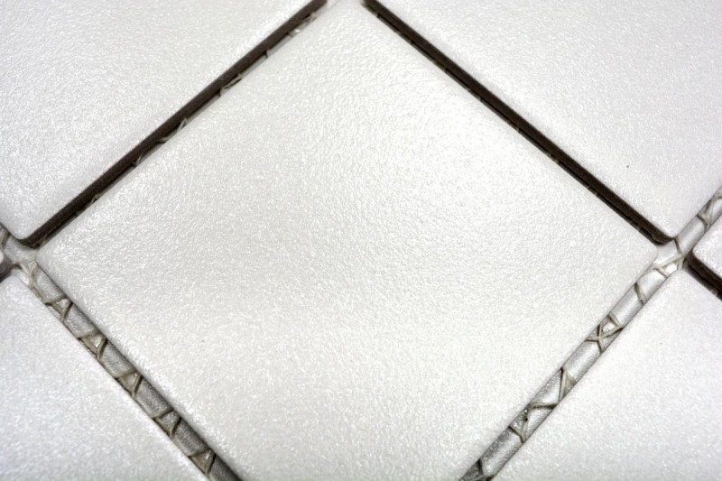 Hand sample mosaic tile ceramic white MOS22-0102-R10_m