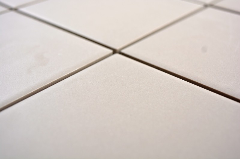 Mosaic tile ceramic light gray unglazed MOS22-1204