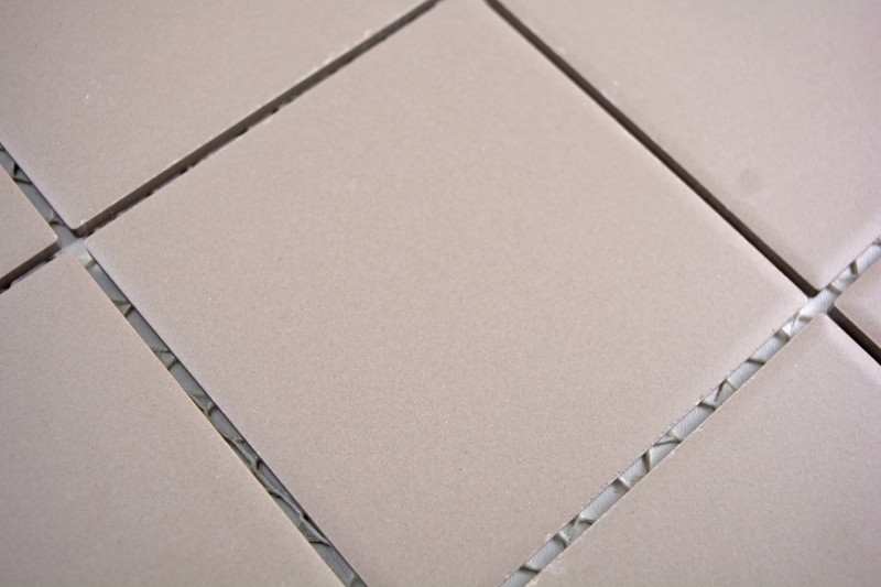 Mosaic tile ceramic light gray unglazed MOS22-1204_f