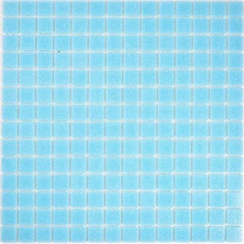 Swimming pool mosaic tile Pool mosaic Glass mosaic Sky blue paper-bonded - MOS200-A12-P