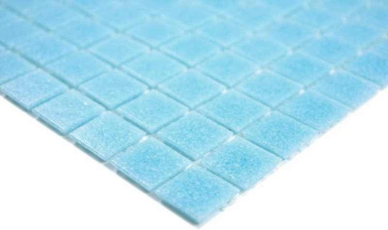 Swimming pool mosaic tile Pool mosaic Glass mosaic Sky blue paper-bonded - MOS200-A12-P