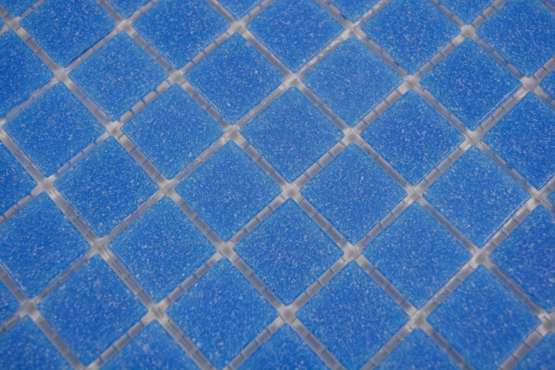 Swimming pool mosaic tile pool mosaic glass mosaic cobalt blue paper-bonded - MOS200-A15-P