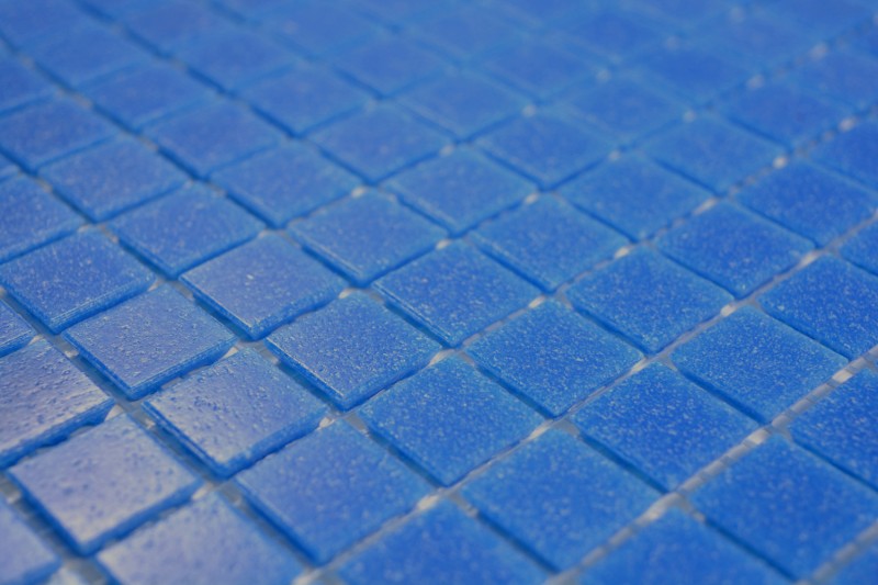Swimming pool mosaic tile pool mosaic glass mosaic cobalt blue paper-bonded - MOS200-A15-P