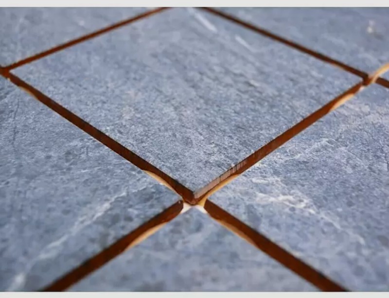Ceramic mosaic tile gray blue matt stone look Piastrella MOS22-BH808_f | 10 mosaic mats