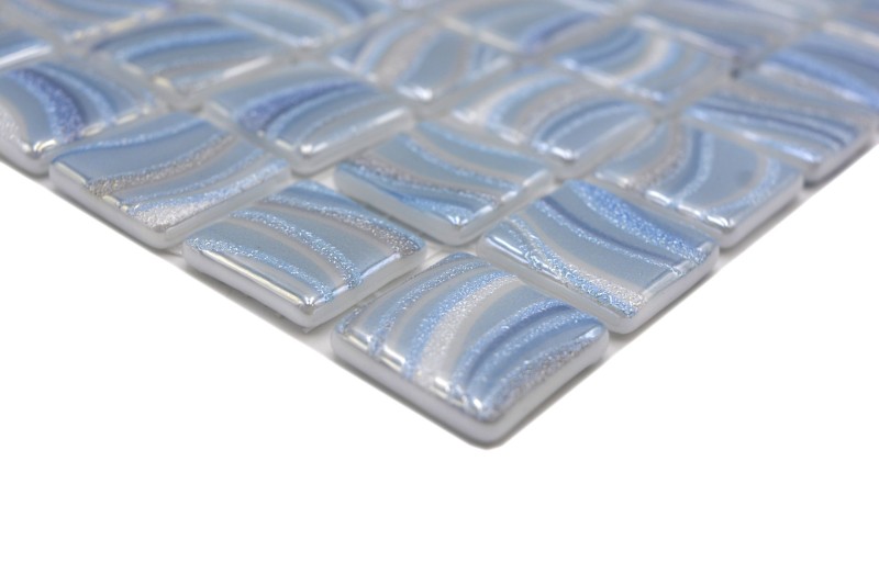 Mosaic tile pool mosaic swimming pool mosaic light blue silver gloss metallic shower wall SPAIN - MOS220-78251U_f
