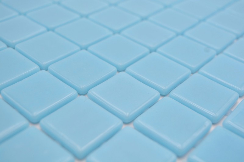 Hand-painted mosaic tile pool mosaic swimming pool mosaic light blue shower wall SPAIN - MOS220-25102U_m