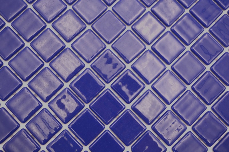 Hand-painted mosaic tile pool mosaic swimming pool mosaic blue dark blue navy blue shower wall SPAIN - MOS220-25803U_m