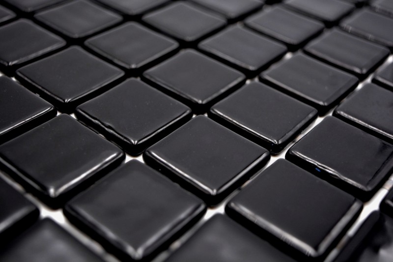 Hand pattern mosaic tile pool mosaic swimming pool mosaic black shower wall SPAIN - MOS220-25900U_m