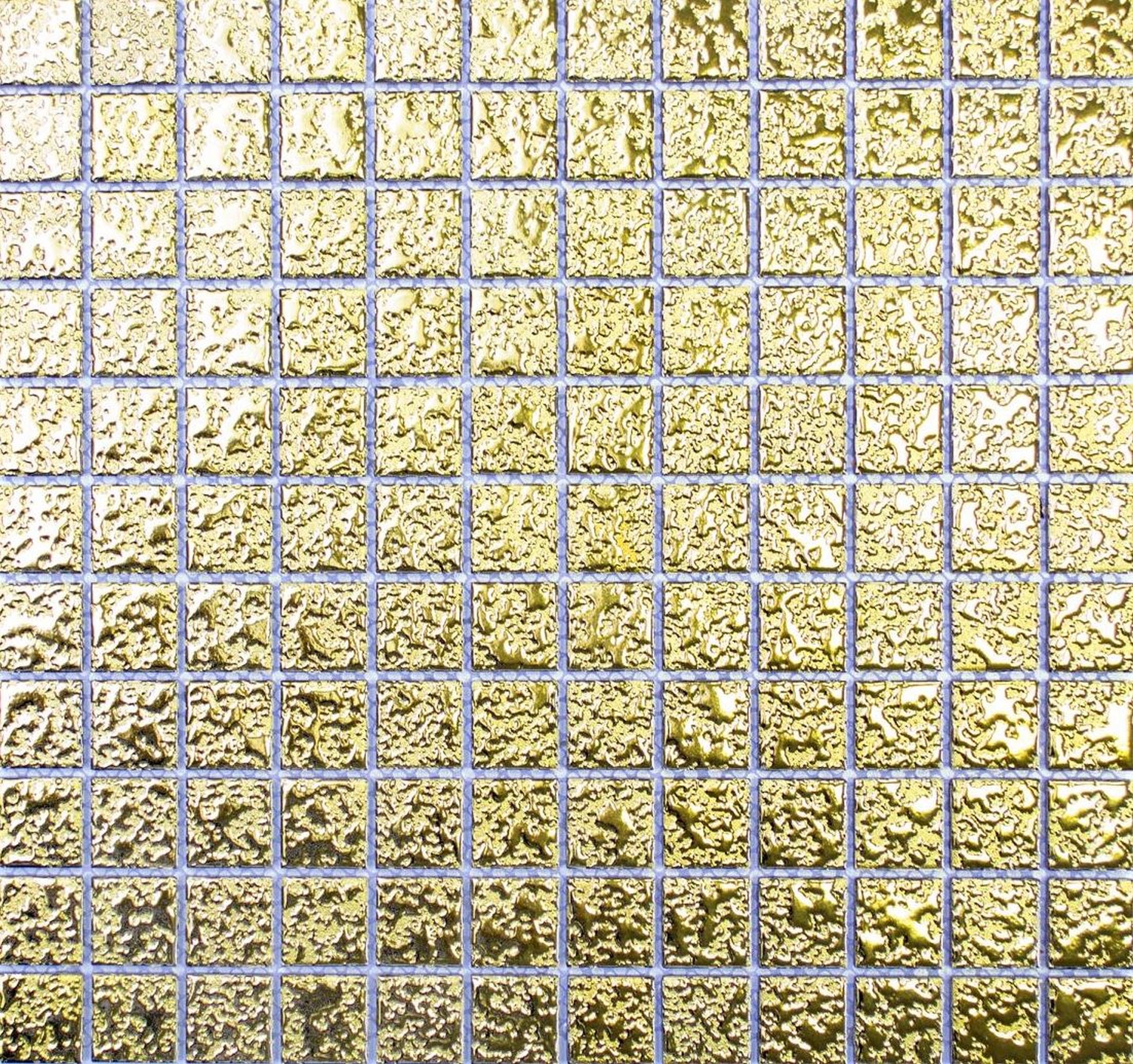 Ceramic mosaic gold mosaic tile structure