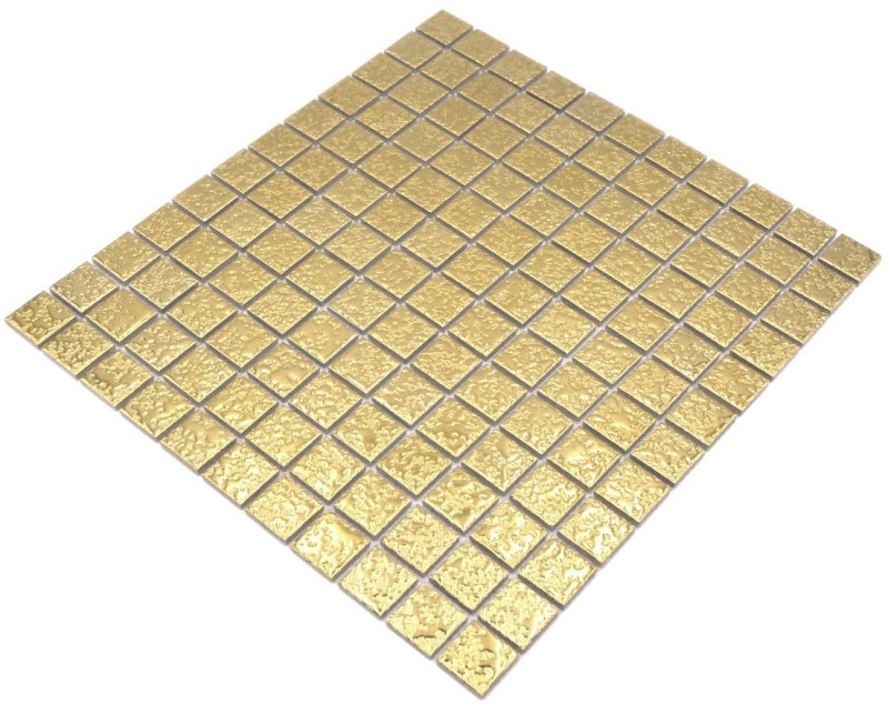 Ceramic mosaic gold mosaic tile structure