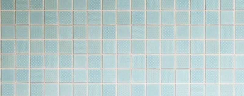 Ceramic mosaic tile light blue ice blue BAD pool tile backsplash kitchen MOS16-0402