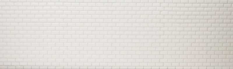 Mini Metro Subway mosaic facet WHITE mosaic tile ceramic tile backsplash kitchen MOS26-0102