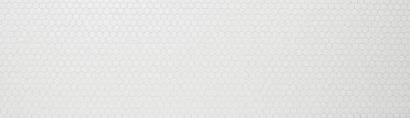 Hexagonal hexagon mosaic tile ceramic mini white matt wall shower tile wall tile bathroom tile kitchen - MOS11A-0111