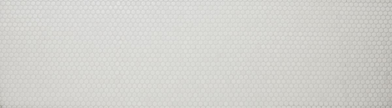 Hand pattern button mosaic LOOP round mosaic white glossy wall kitchen shower BATH MOS10-0102_m