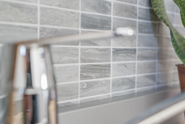 Mosaic tile ceramic rods stone look gray wall tile bathroom tile MOS24-STSO23_f | 10 mosaic mats