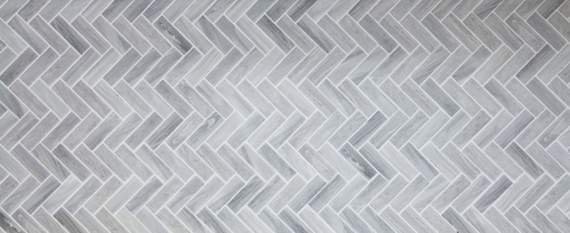 Mosaic tile ceramic herringbone stone effect gray tile backsplash MOS24-SO32_f | 10 mosaic mats
