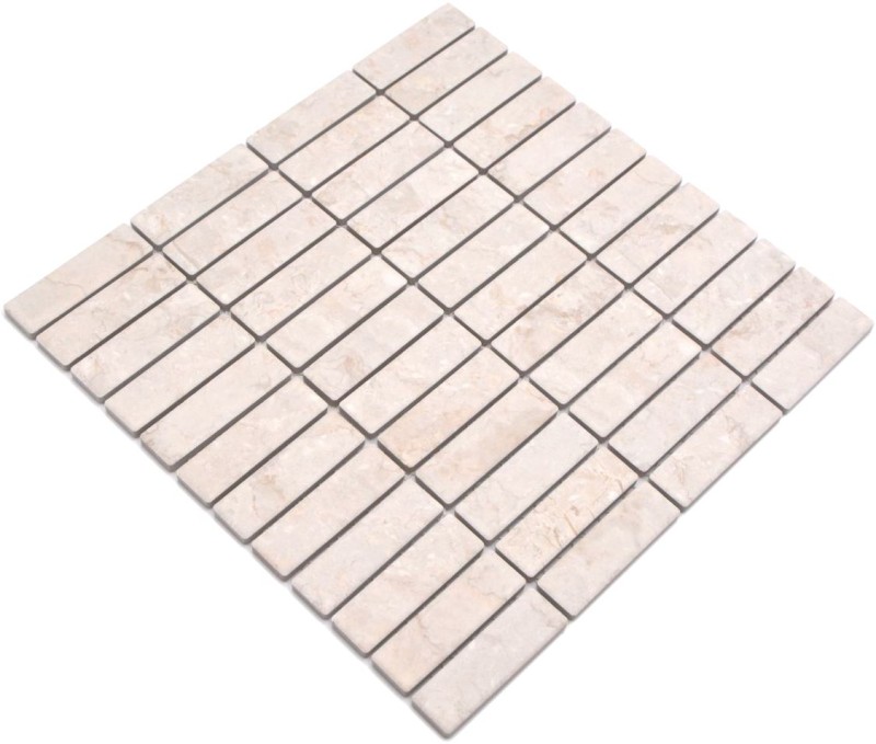 Rod mosaic tile ceramic stone effect light beige tile backsplash kitchen MOS24-STSO45