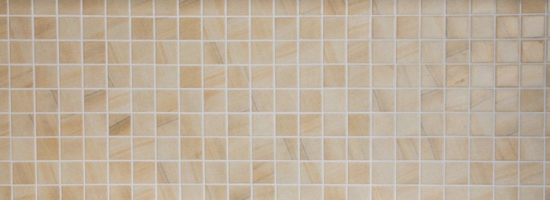 Ceramic mosaic tile natural stone look beige structure bathroom tile backsplash MOS16-AISO98