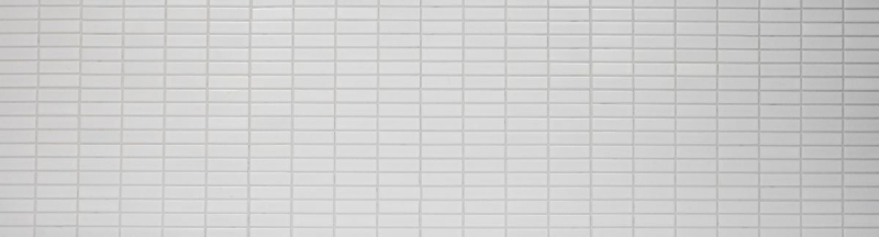 Hand pattern mosaic tile ceramic rods white glossy tile backsplash kitchen MOS24-0102_m