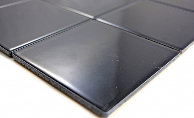 Mosaic tile ceramic black glossy tiles wall tiles bathroom tile MOS23-0301_f