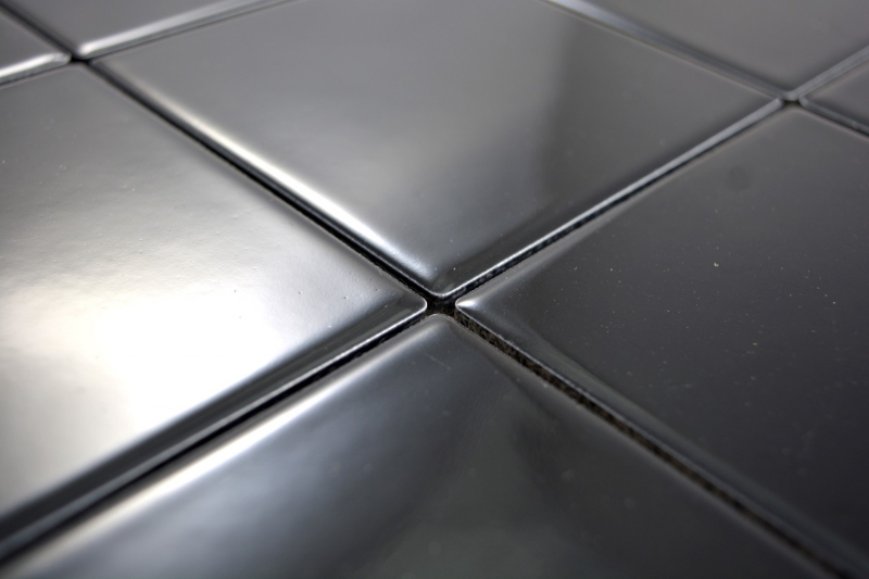 Mosaic tile ceramic black glossy tiles wall tiles bathroom tile MOS23-0301_f