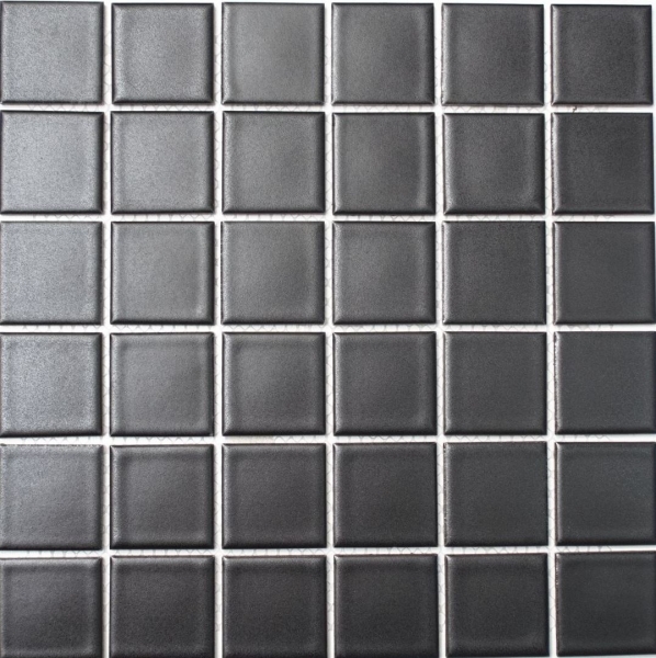 Mosaic tile ceramic black matt tile backsplash kitchen backsplash MOS16-0311_f