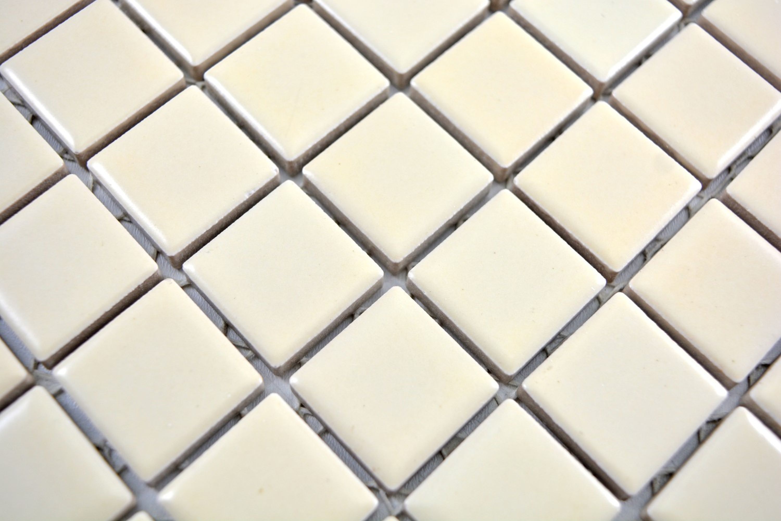 Hand-painted mosaic tile magnolia beige glossy tile backsplash ceramic mosaic MOS18D-1902_m