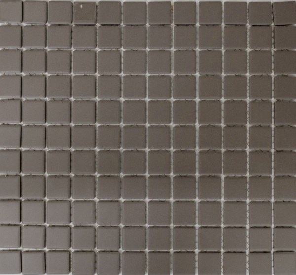 Hand pattern mosaic tile ceramic gray unglazed shower tray floor tile MOS18B-0211-R10_m
