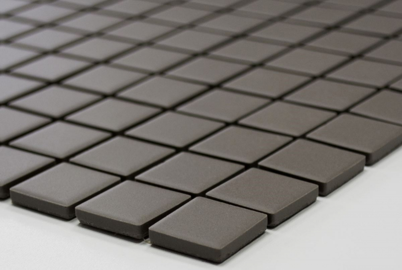 Hand pattern mosaic tile ceramic gray unglazed shower tray floor tile MOS18B-0211-R10_m