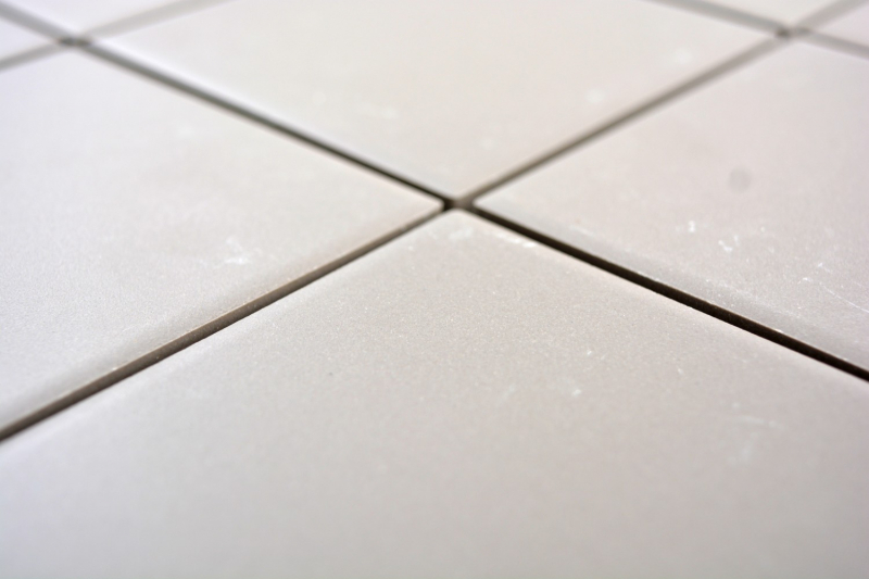 Hand-painted mosaic tile ceramic gray unglazed kitchen splashback MOS22-0202_m