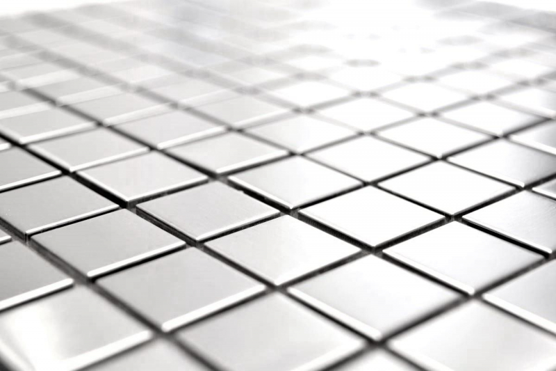 Hand pattern mosaic tile stainless steel silver silver steel brushed tile backsplash kitchen MOS129-23D_m