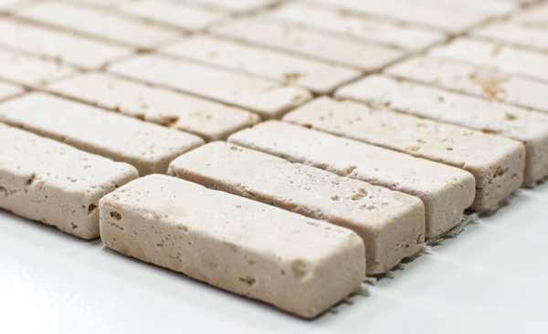 Mosaic tile Travertine natural stone beige Chiaro Antique Travertine MOS43-46158_f