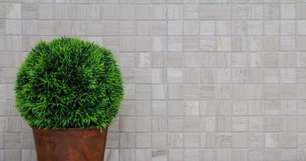 Hand pattern mosaic tile marble natural stone gray gray stripes MOS42-0204_m