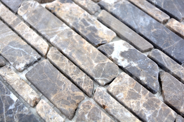 Mosaic tile marble natural stone beige brick mosaic Castanao MOS40-13-285_f